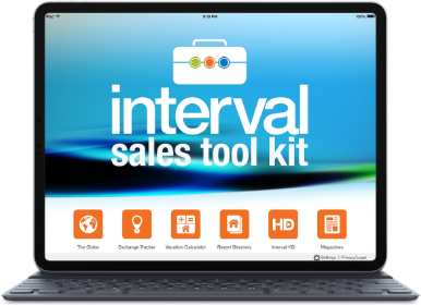 Interval Sales Tool Kit on iPad
